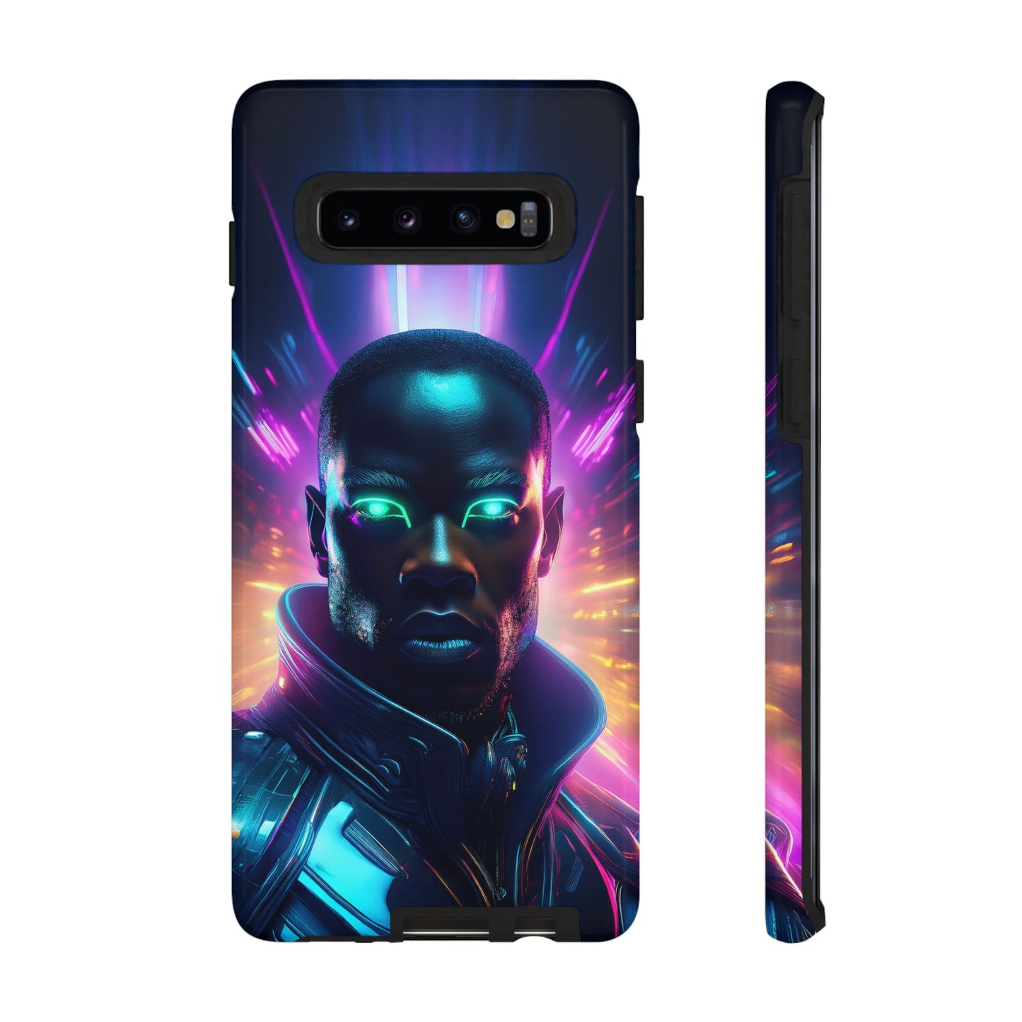 Futuristic Cyberpunk Male Cell Phone Case 022