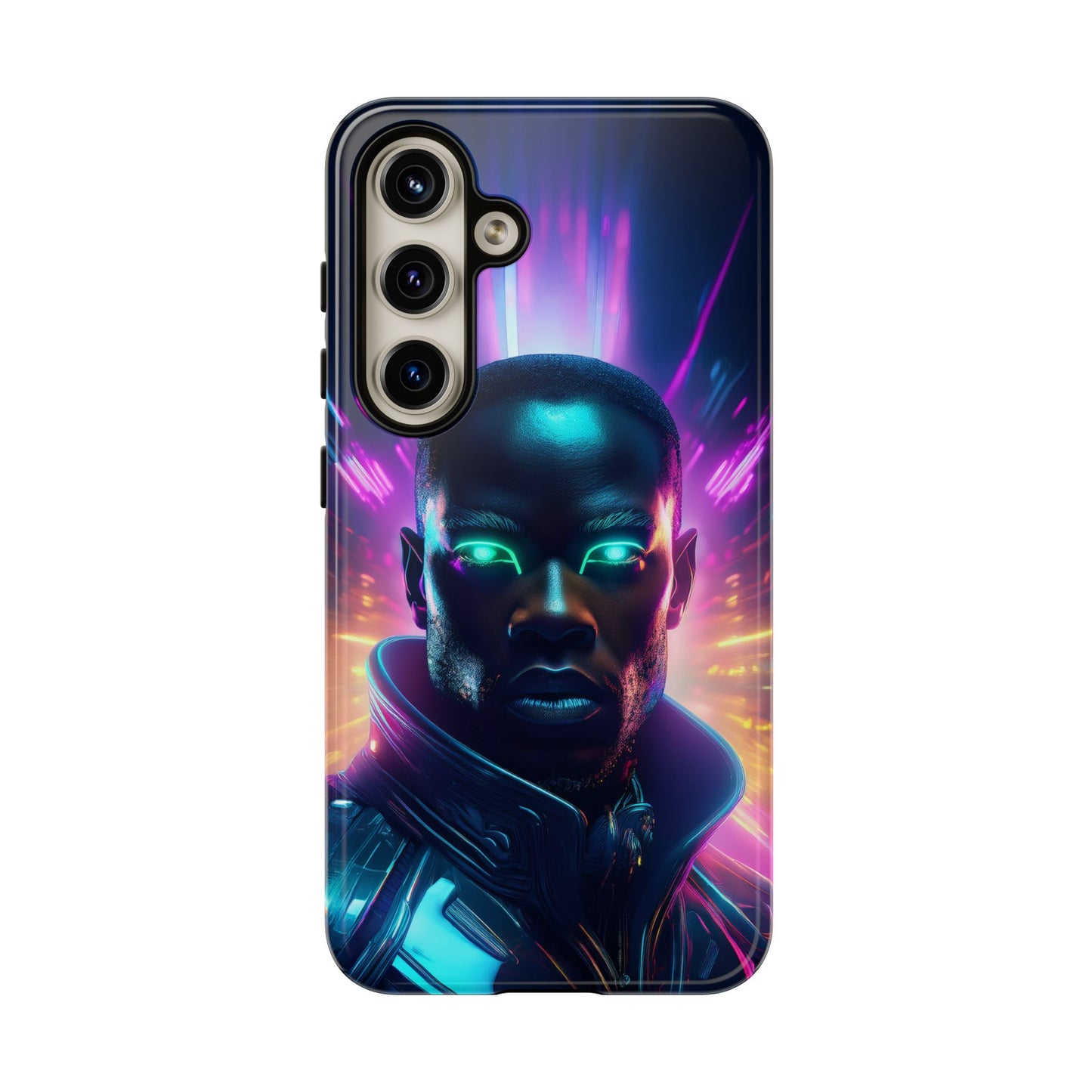 Futuristic Cyberpunk Male Cell Phone Case 022