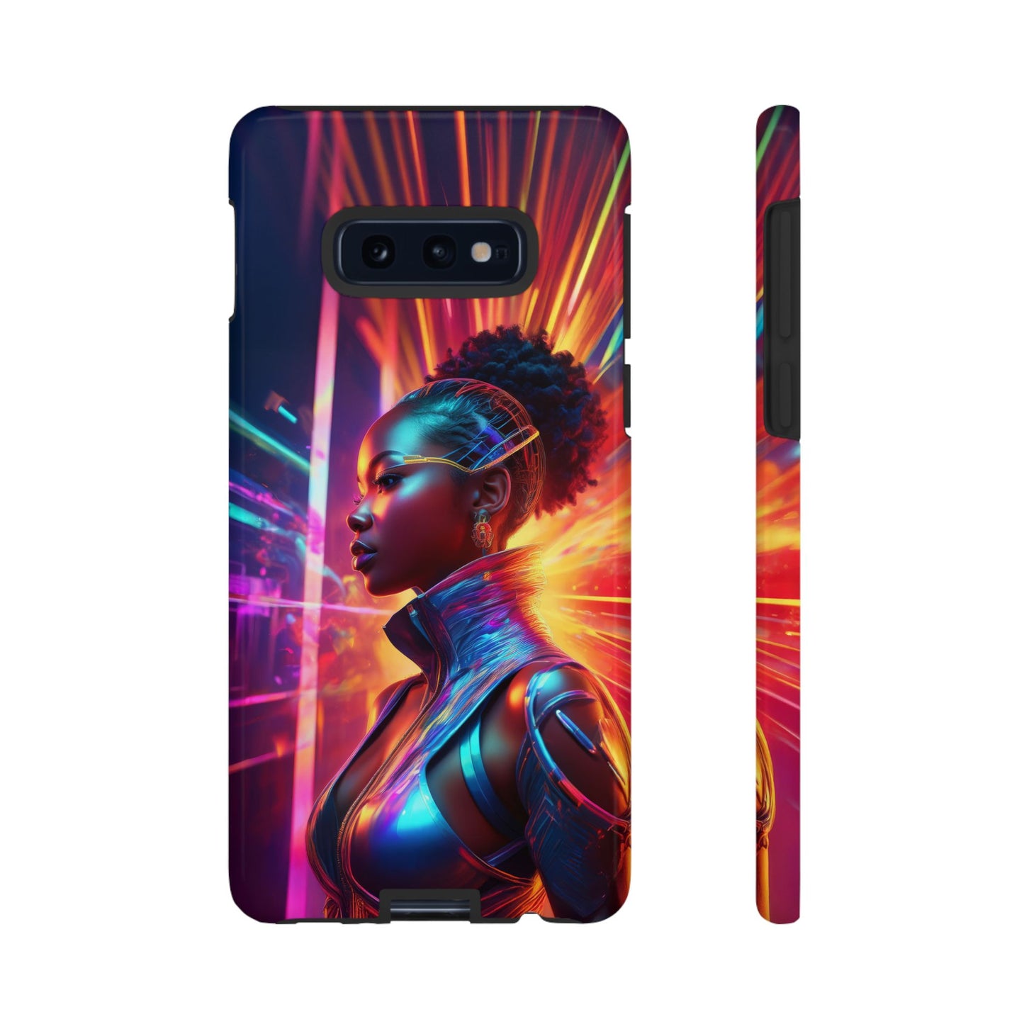 Futuristic Cyberpunk Female Cell Phone Case 001