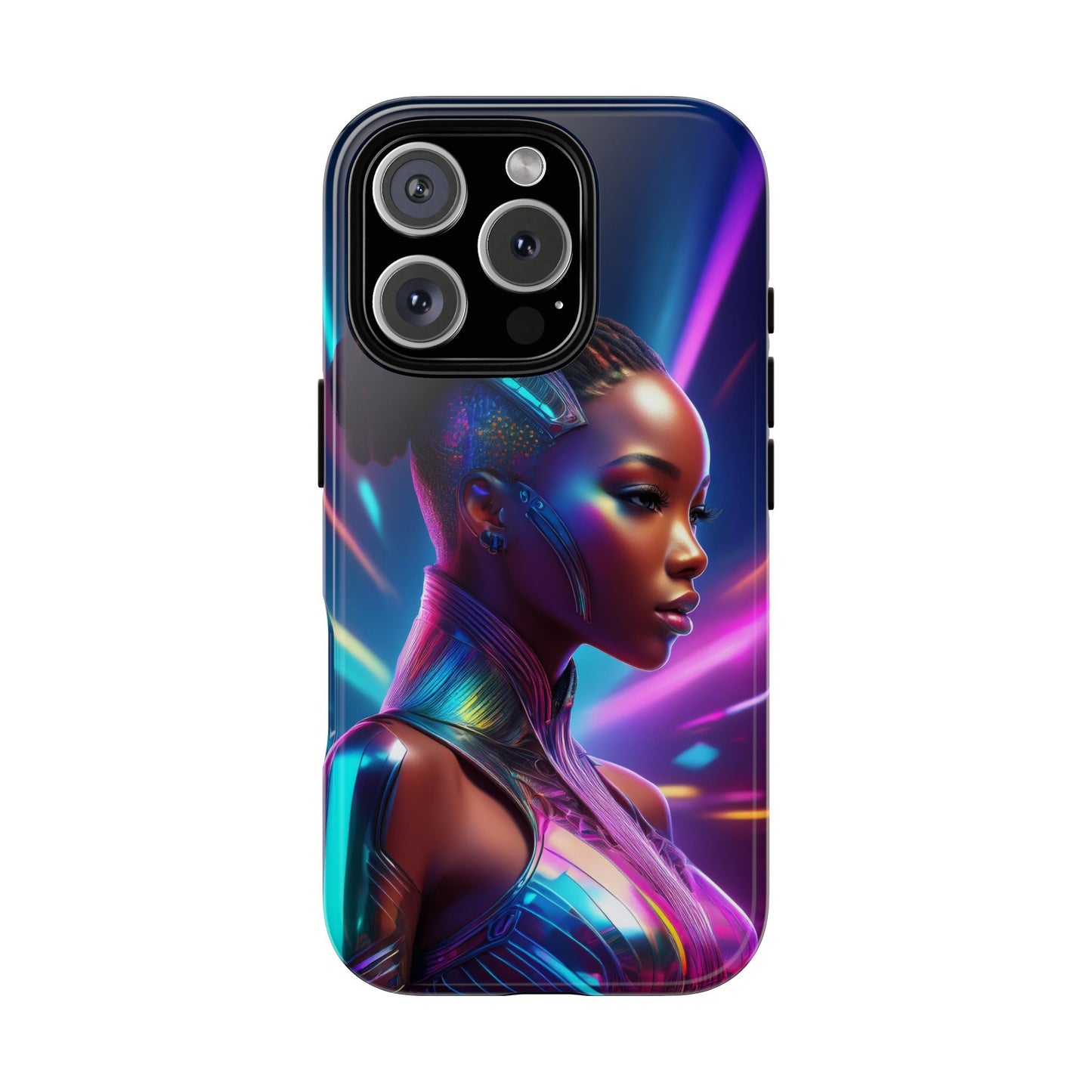 Futuristic Cyberpunk Female Cell Phone Case 014