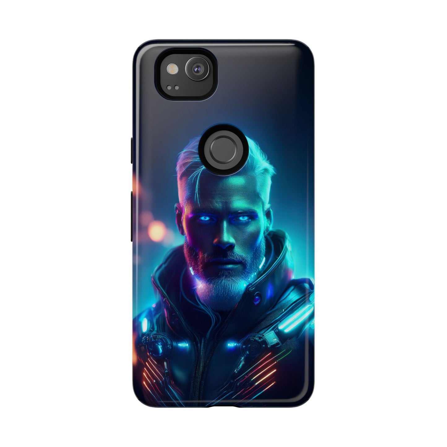 Futuristic Cyberpunk Male Cell Phone Case 023