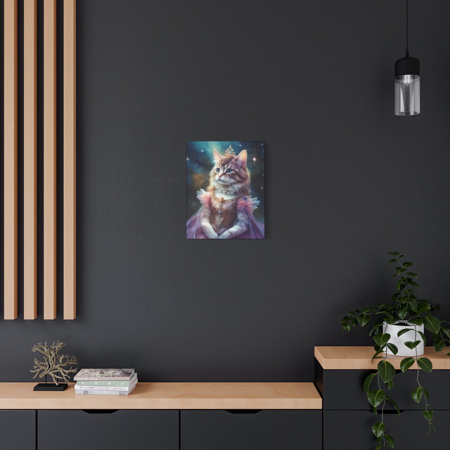 Meowgical Fairy Purrincess Canvas Art | Stretched Matte Wall Decor 005