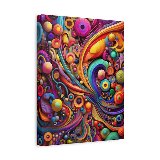 Psychedelic Dream Canvas Wall Art - Colorful Home Decor