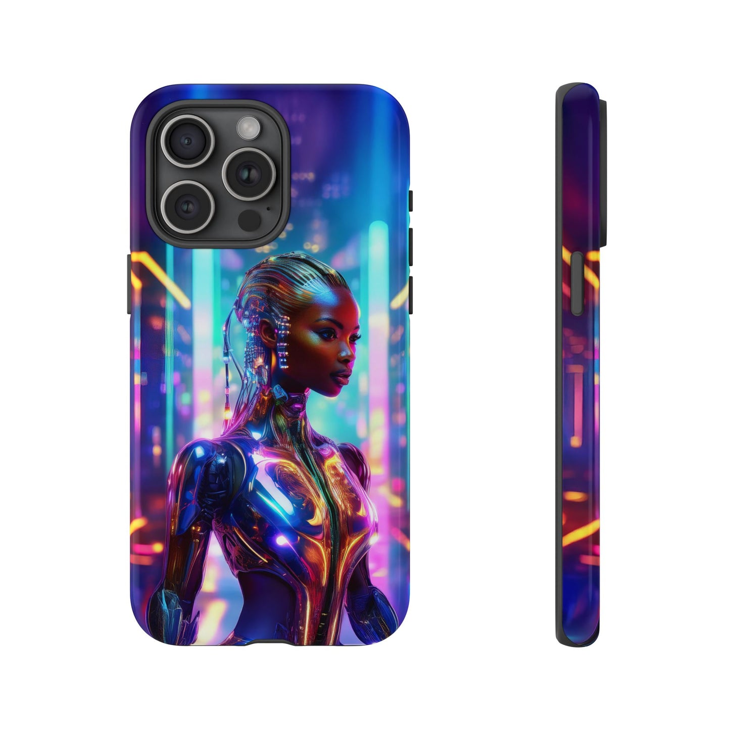 Futuristic Human Android Hybrid Cell Phone Case 018