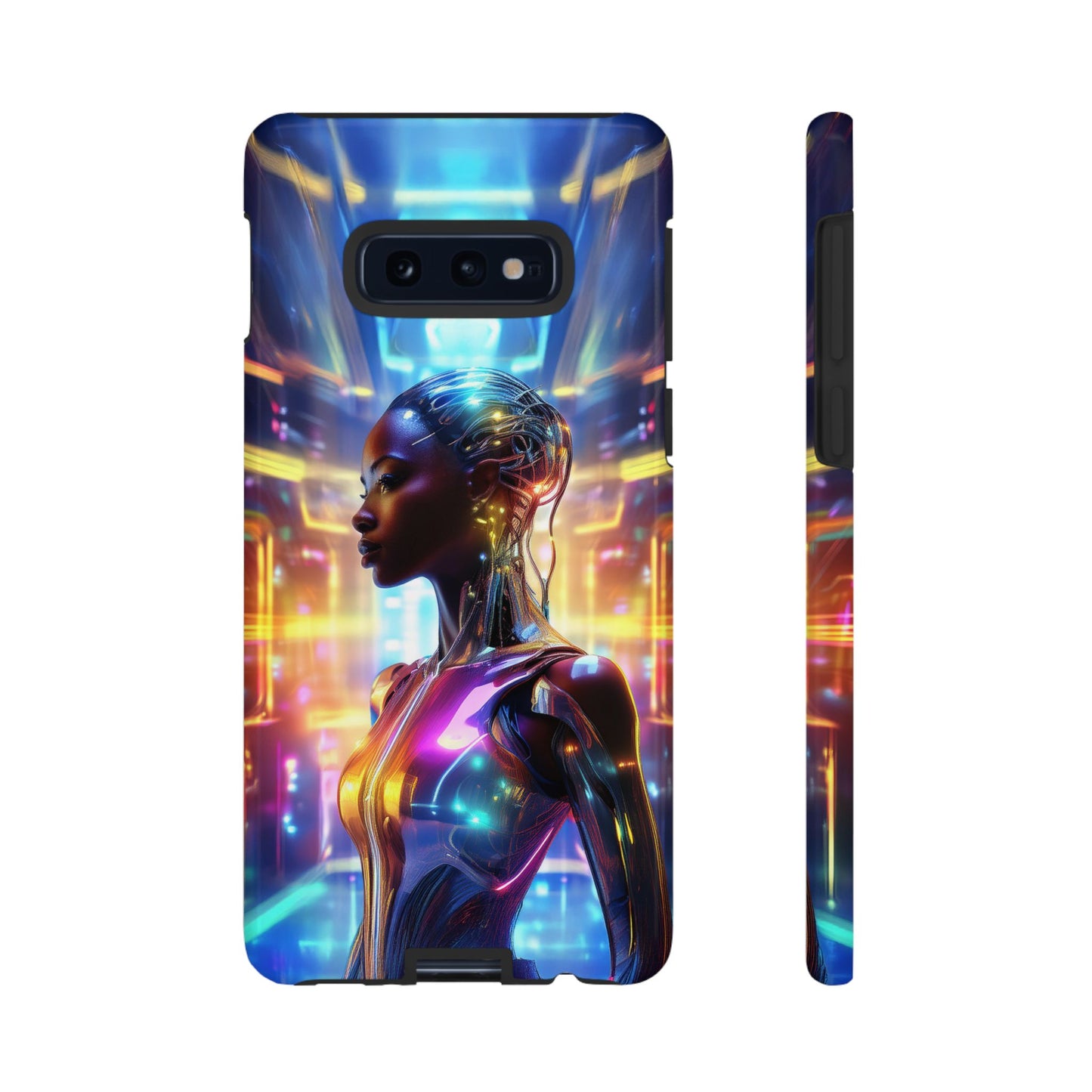 Futuristic Human Android Hybrid Cell Phone Case 011