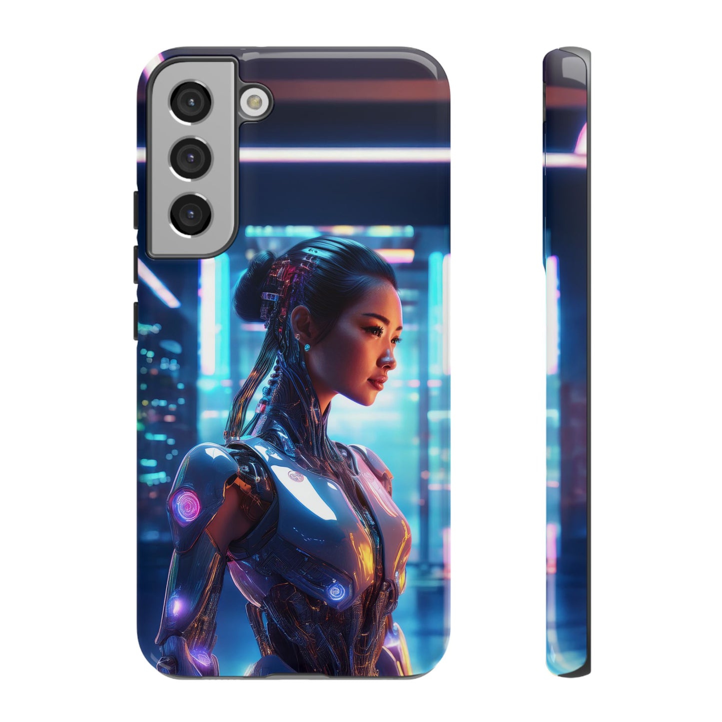 Futuristic Human Android Hybrid Cell Phone Case 013