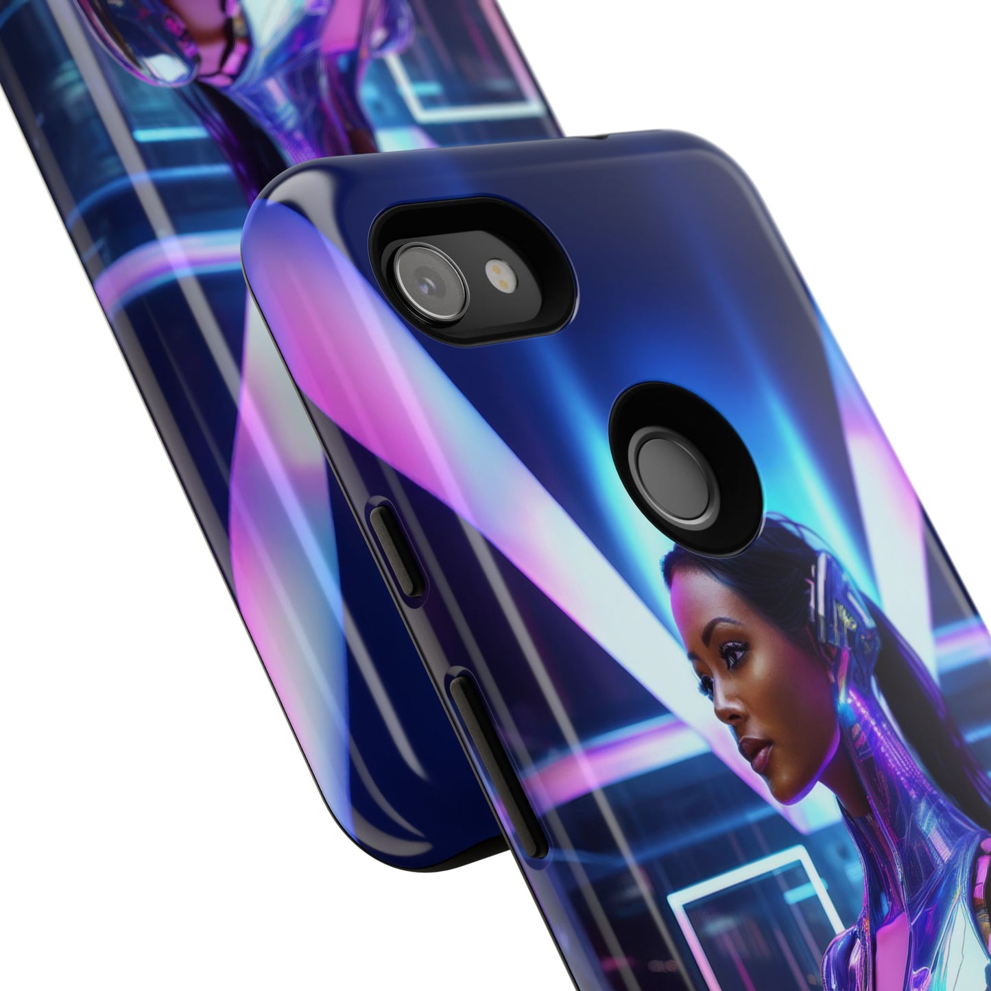 Futuristic Human Android Hybrid Cell Phone Case 017