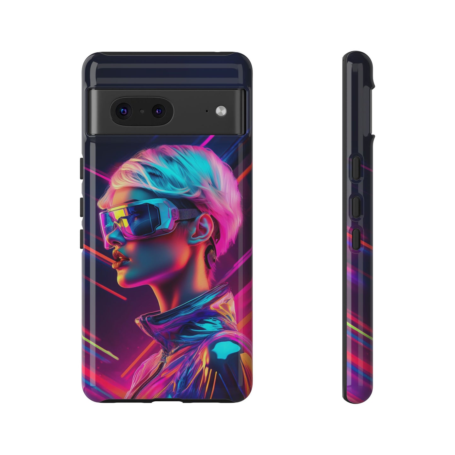 Futuristic Cyberpunk Female Cell Phone Case 031