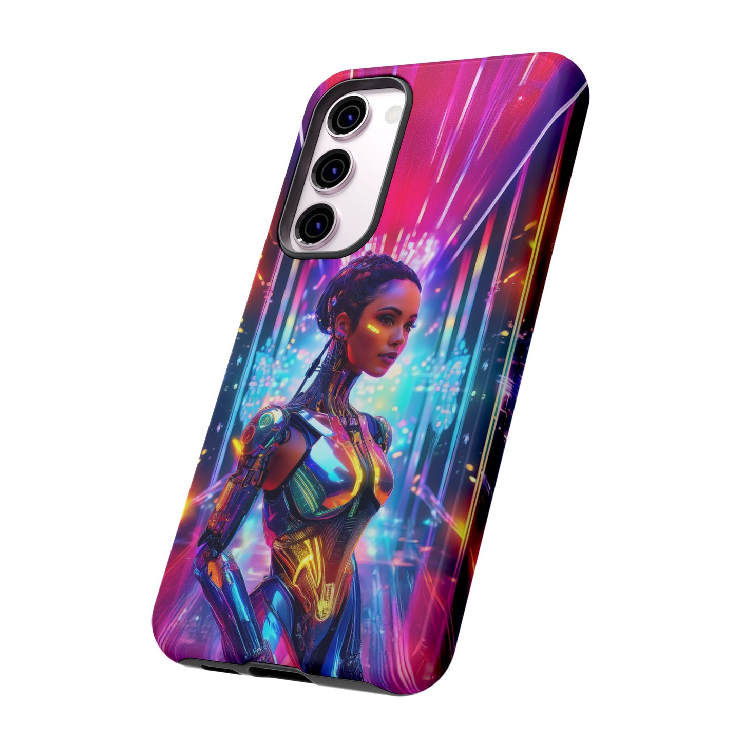 Futuristic Human Android Hybrid Cell Phone Case 006