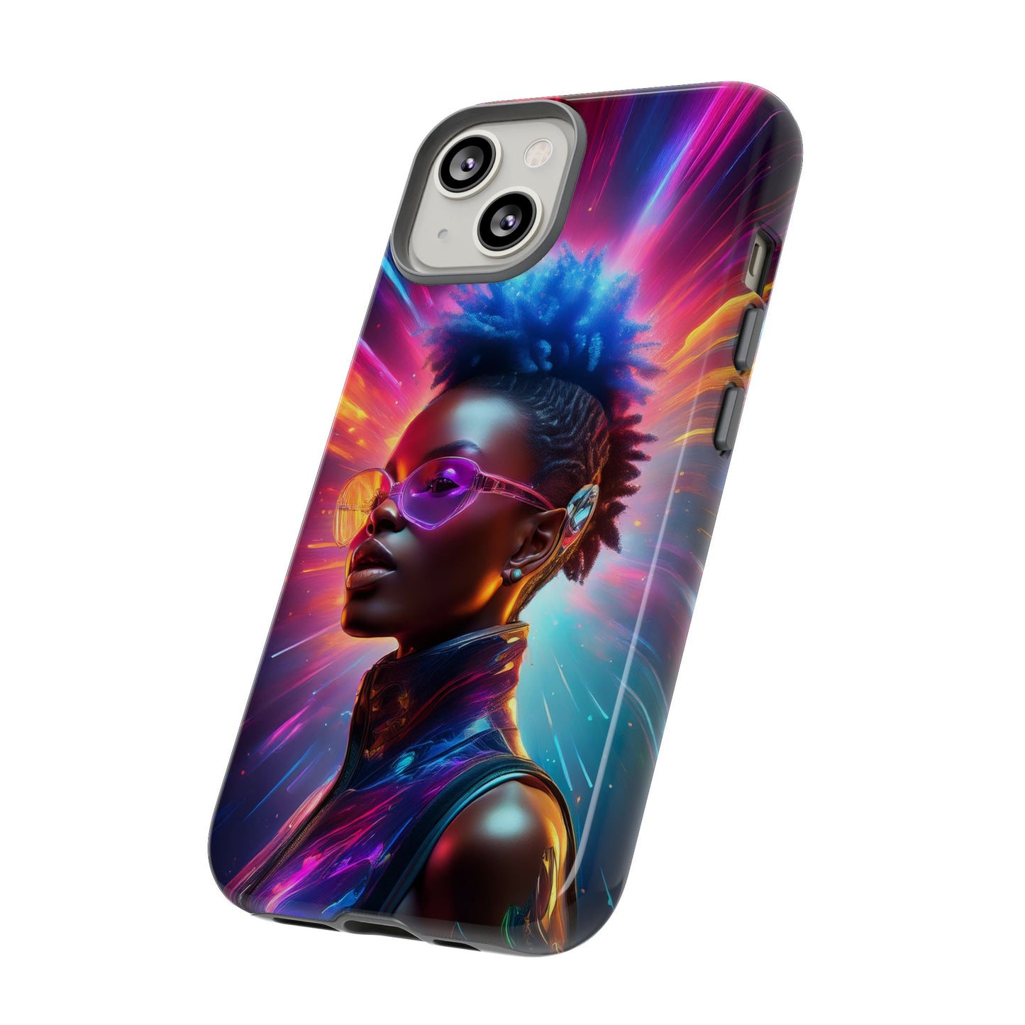 Futuristic Cyberpunk Female Cell Phone Case 026