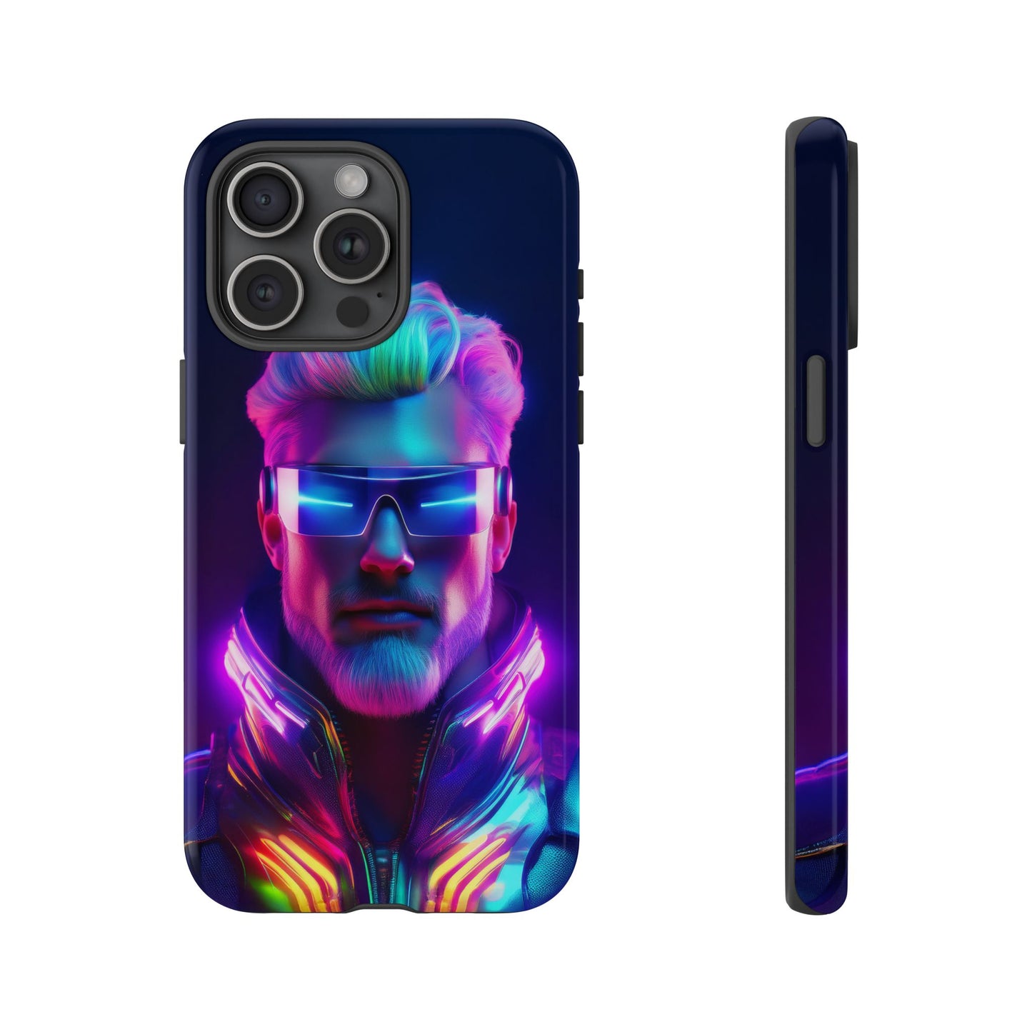 Futuristic Cyberpunk Male Cell Phone Case 026