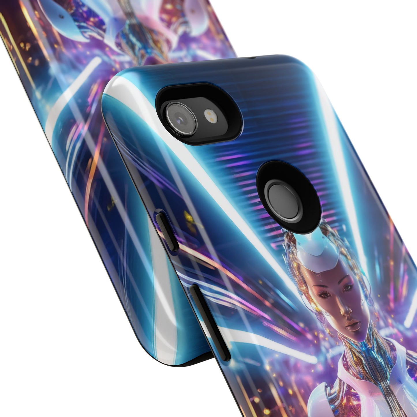 Futuristic Human Android Hybrid Cell Phone Case 007