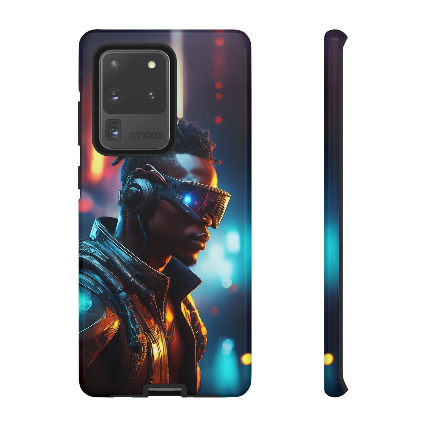 Futuristic Cyberpunk Male Cell Phone Case 016