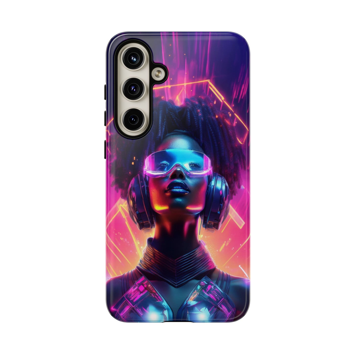 Futuristic Cyberpunk Female Cell Phone Case 030