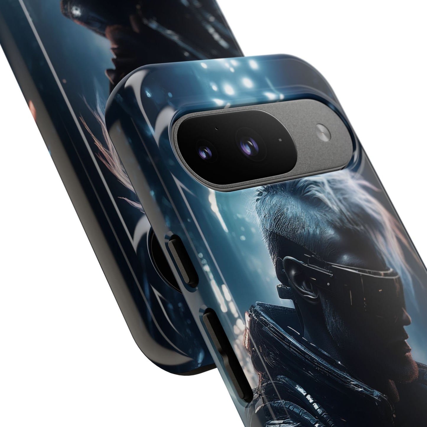 Futuristic Cyberpunk Male Cell Phone Case 025