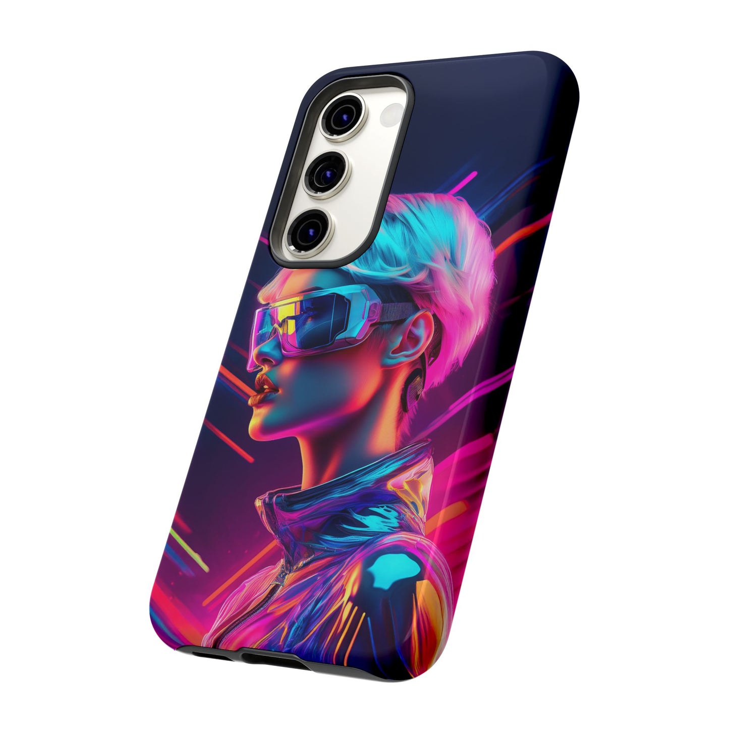 Futuristic Cyberpunk Female Cell Phone Case 031