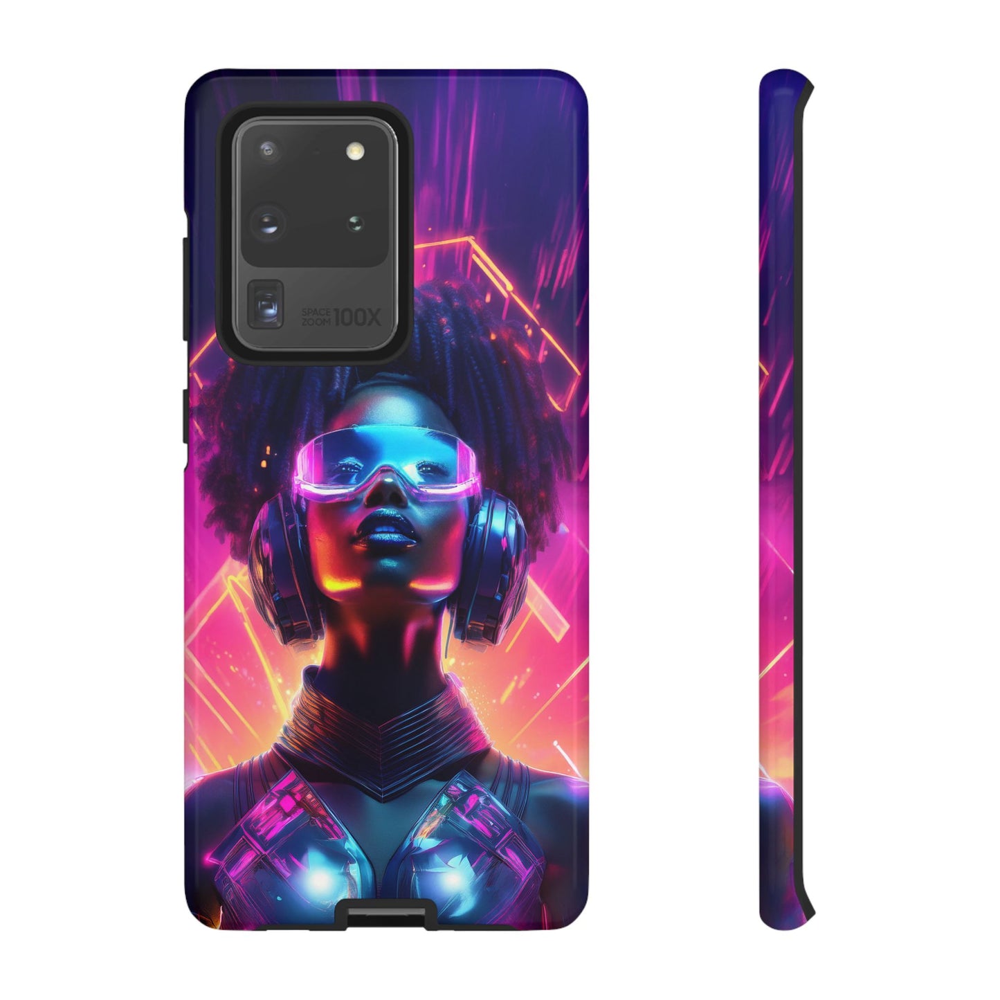 Futuristic Cyberpunk Female Cell Phone Case 030