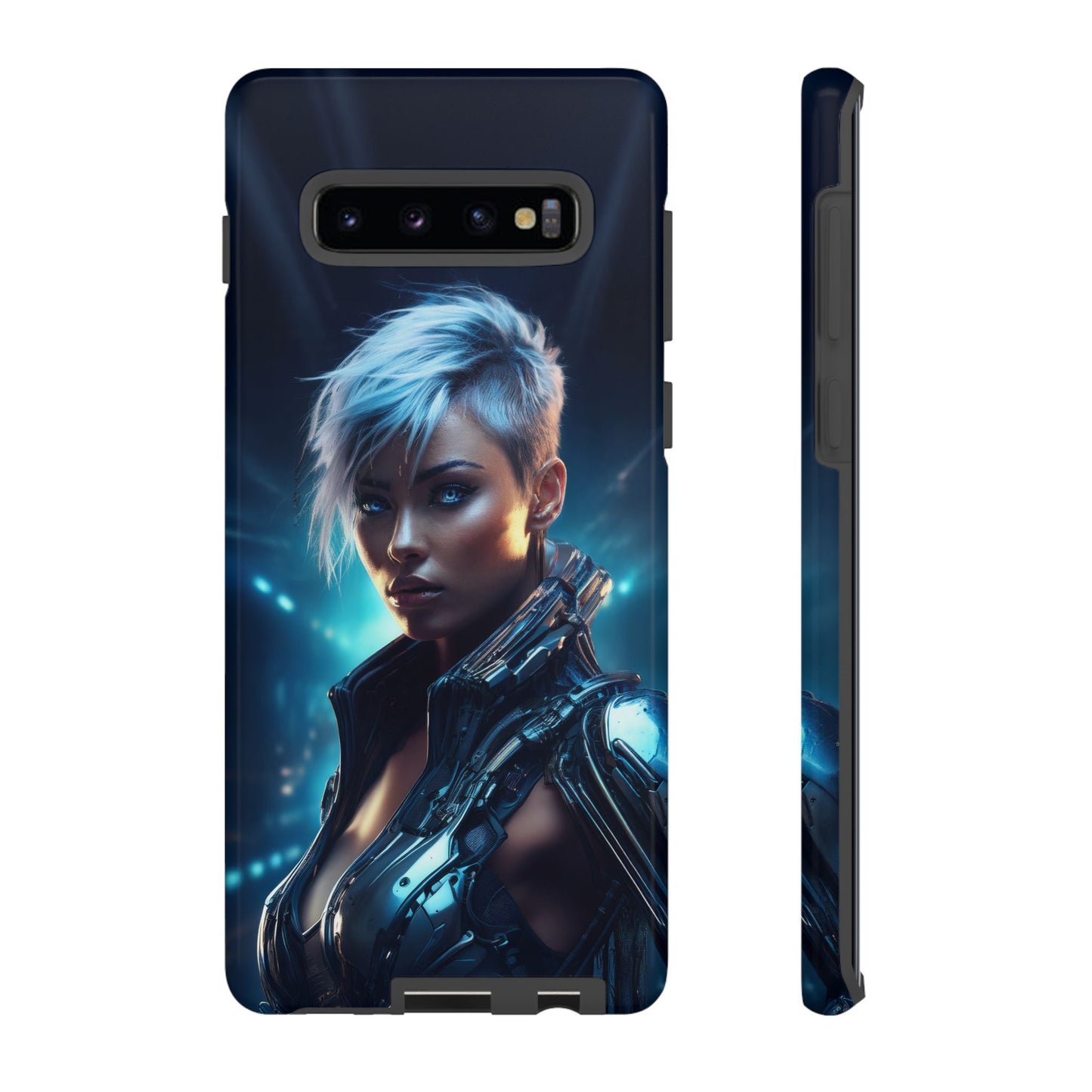 Futuristic Cyberpunk Female Cell Phone Case 027