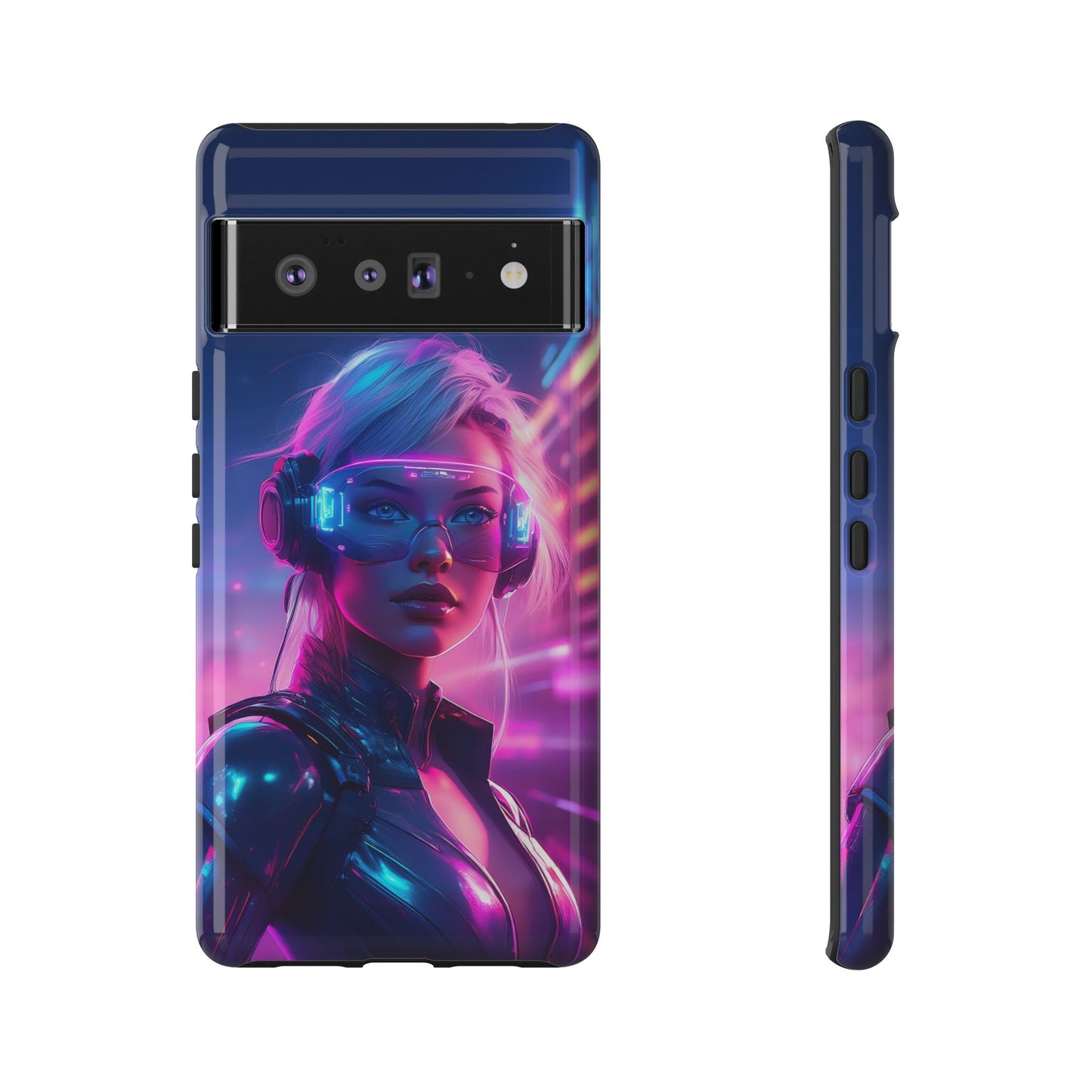 Futuristic Cyberpunk Female Cell Phone Case 029