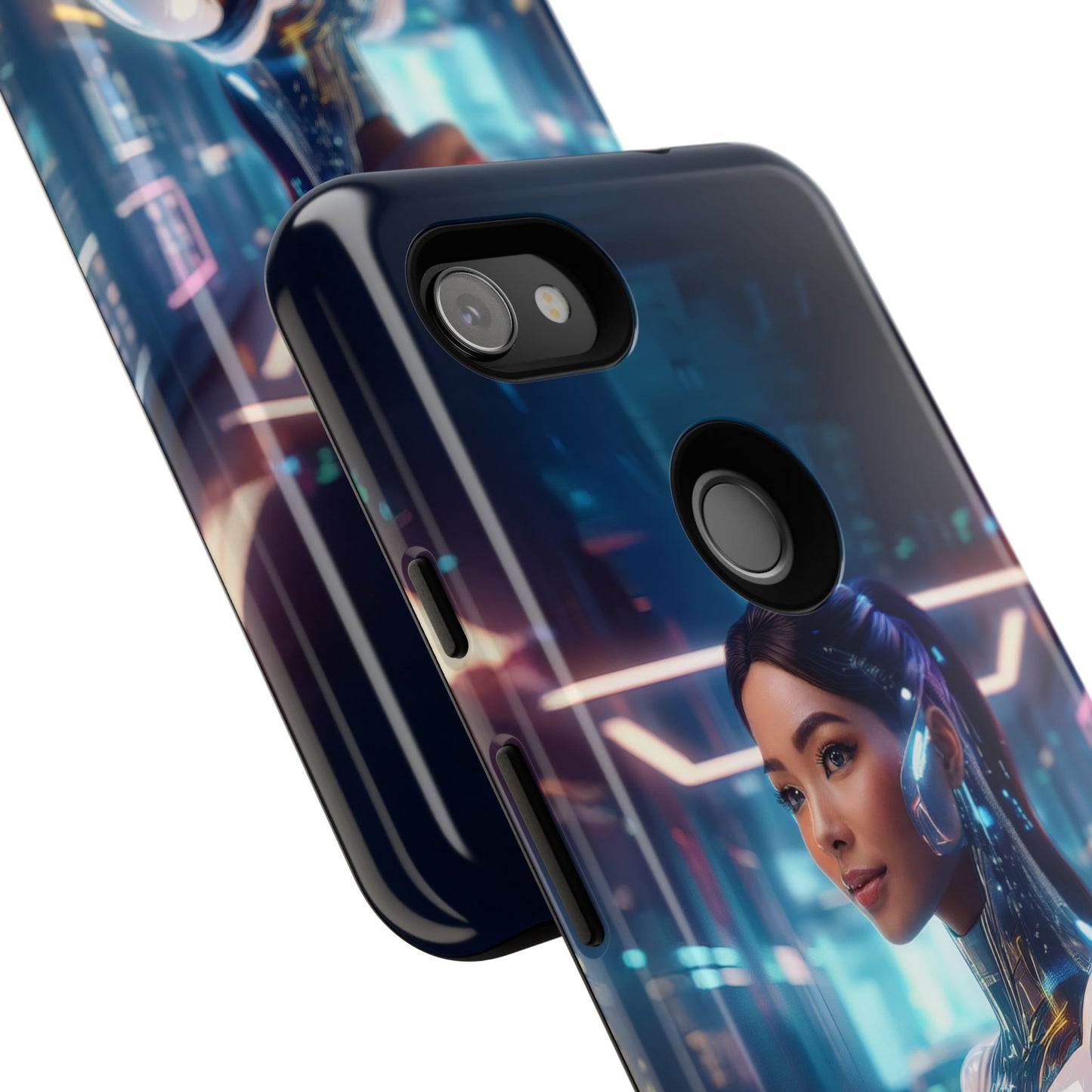 Futuristic Human Android Hybrid Cell Phone Case 005