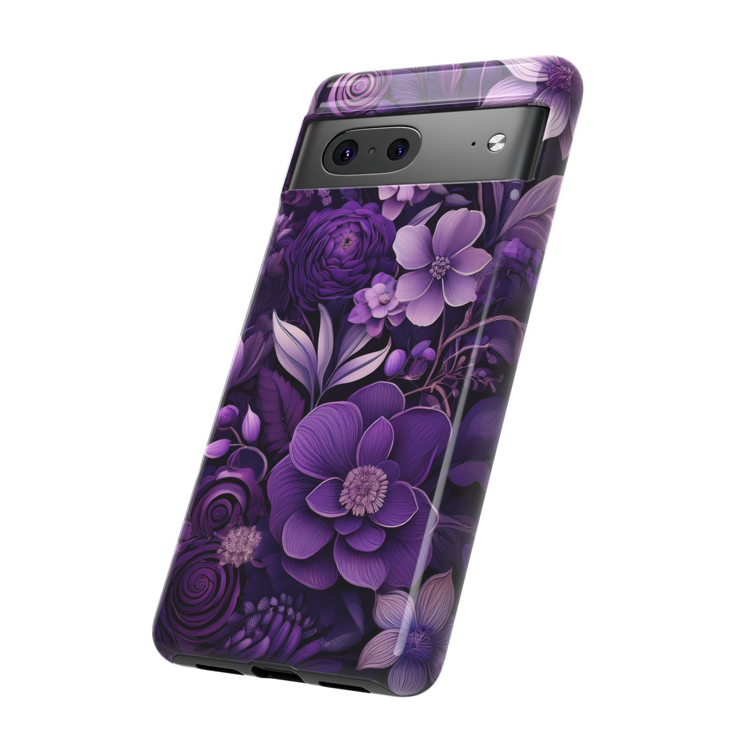 Purple Florals Tough Cases