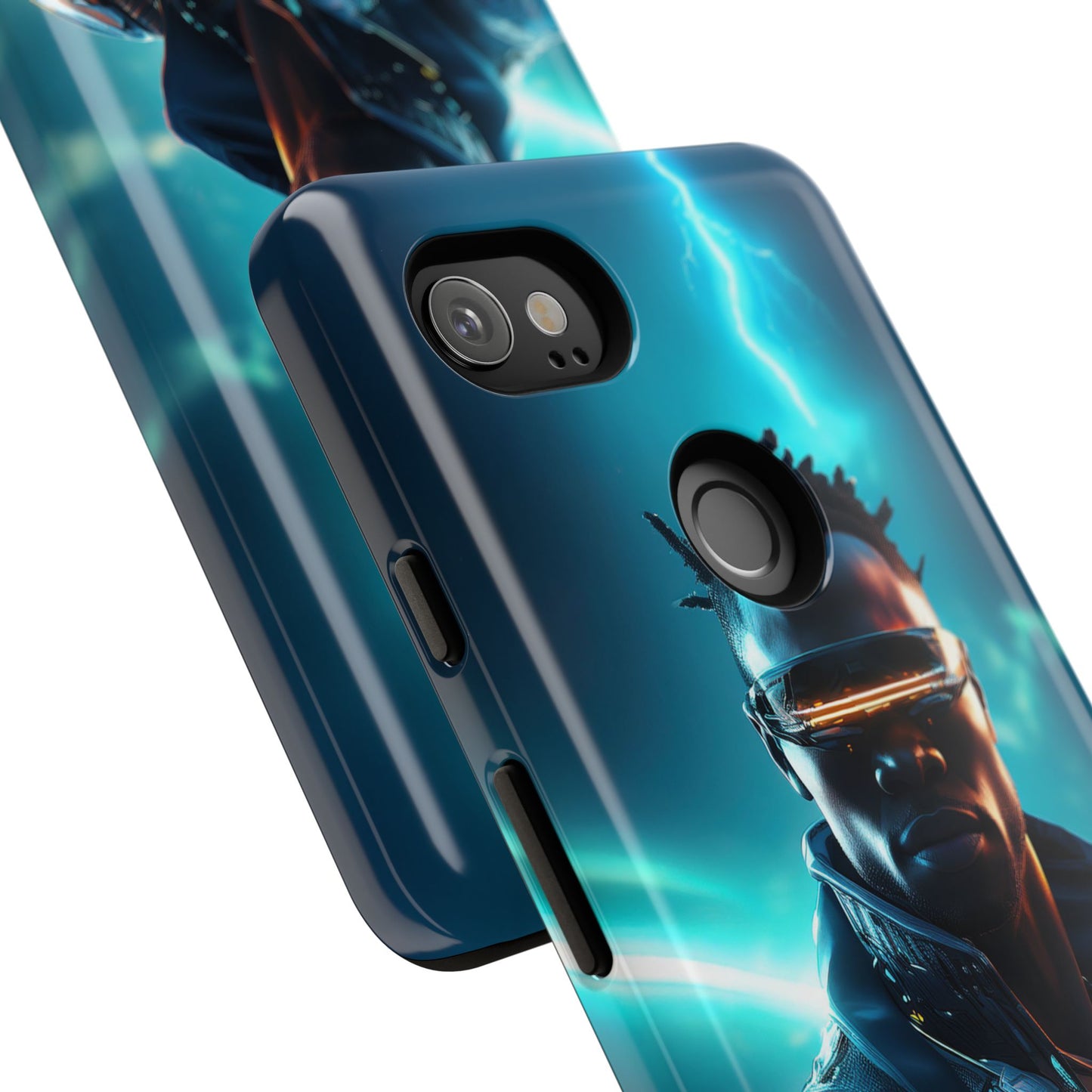 Futuristic Cyberpunk Male Cell Phone Case 014