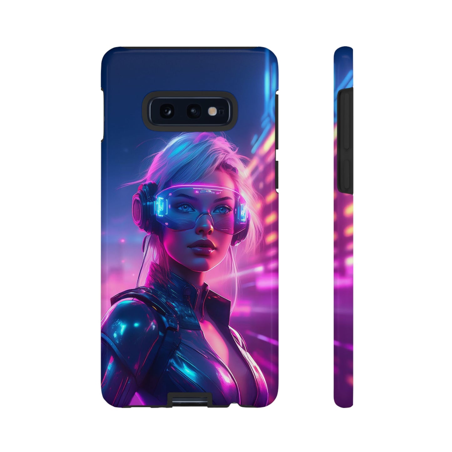 Futuristic Cyberpunk Female Cell Phone Case 029