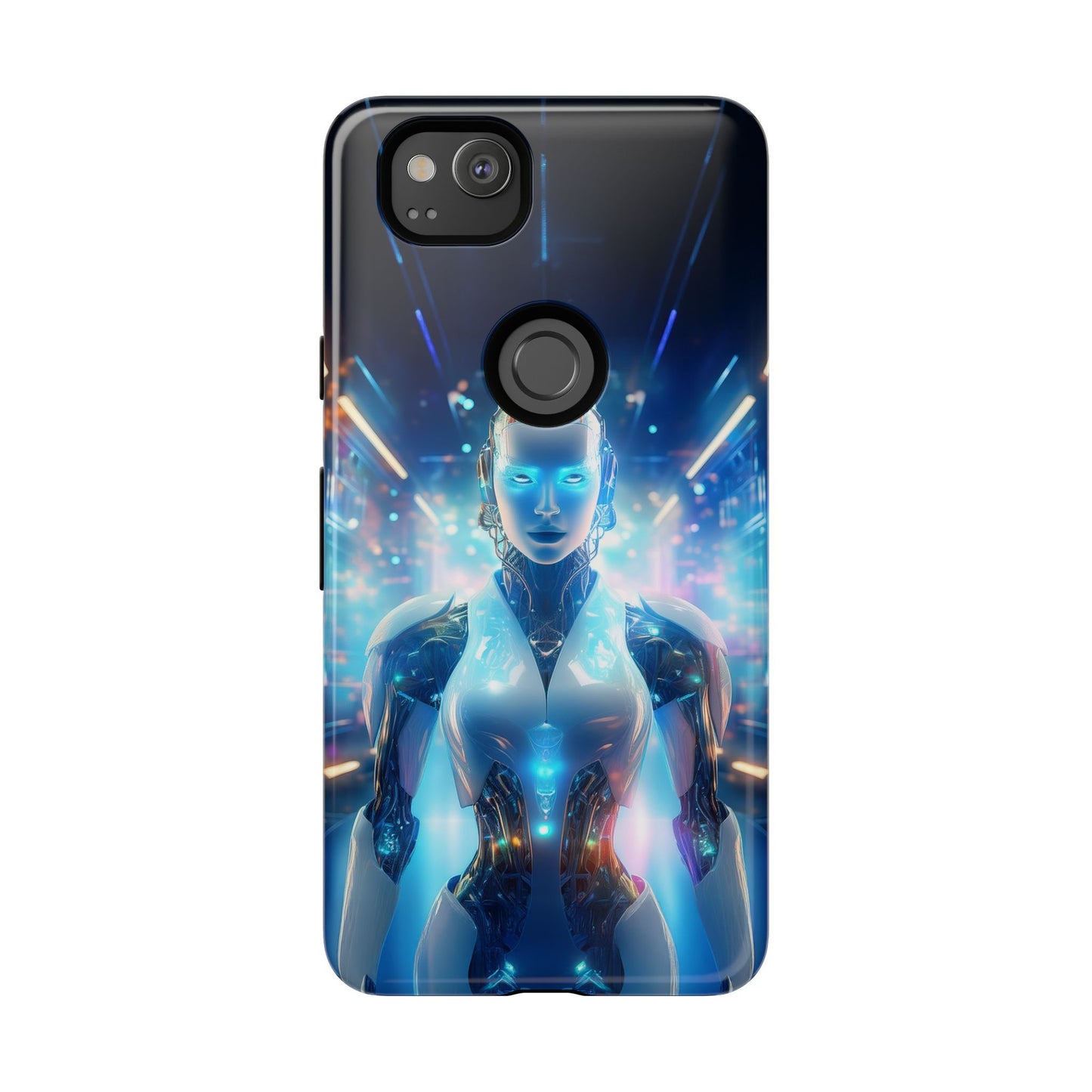 Futuristic Human Android Hybrid Cell Phone Case 012