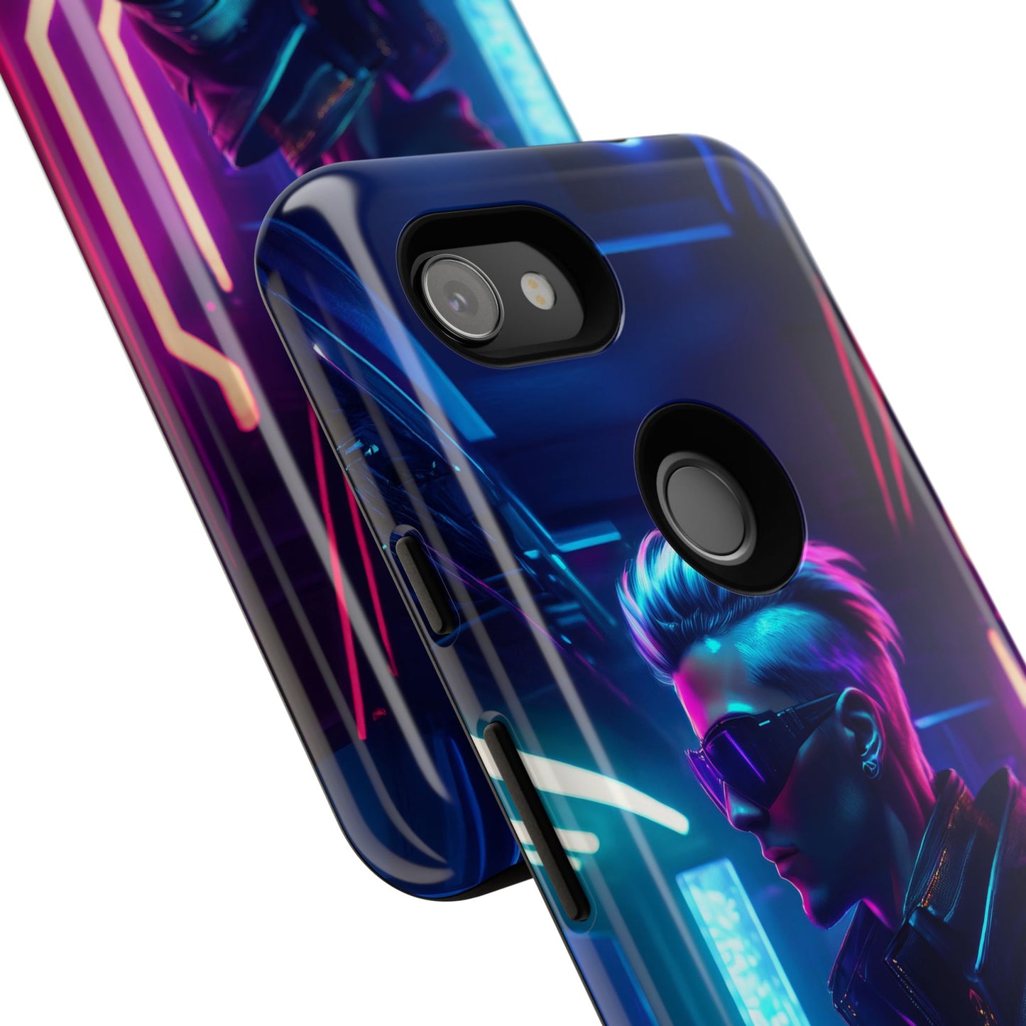 Futuristic Cyberpunk Male Cell Phone Case 002