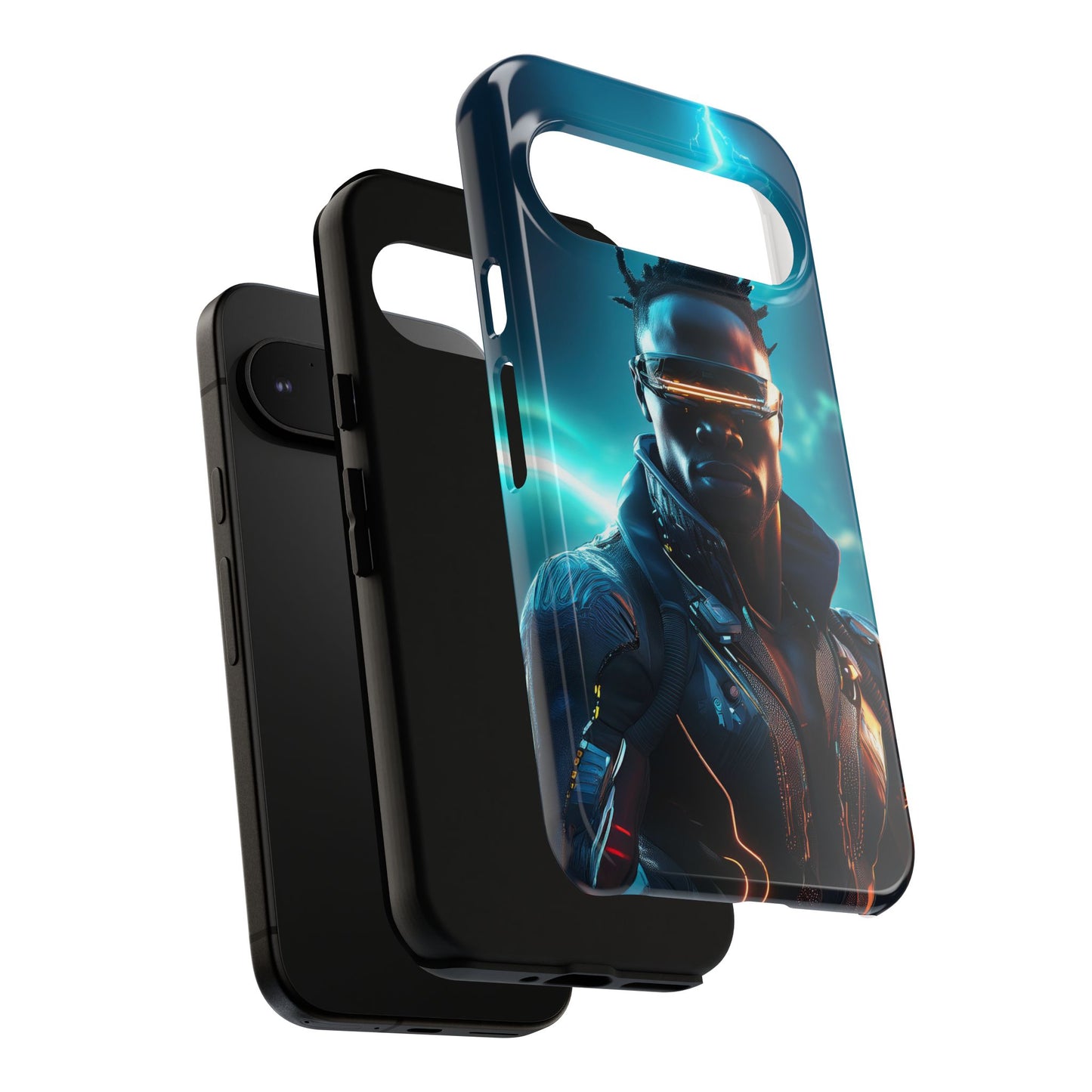 Futuristic Cyberpunk Male Cell Phone Case 014