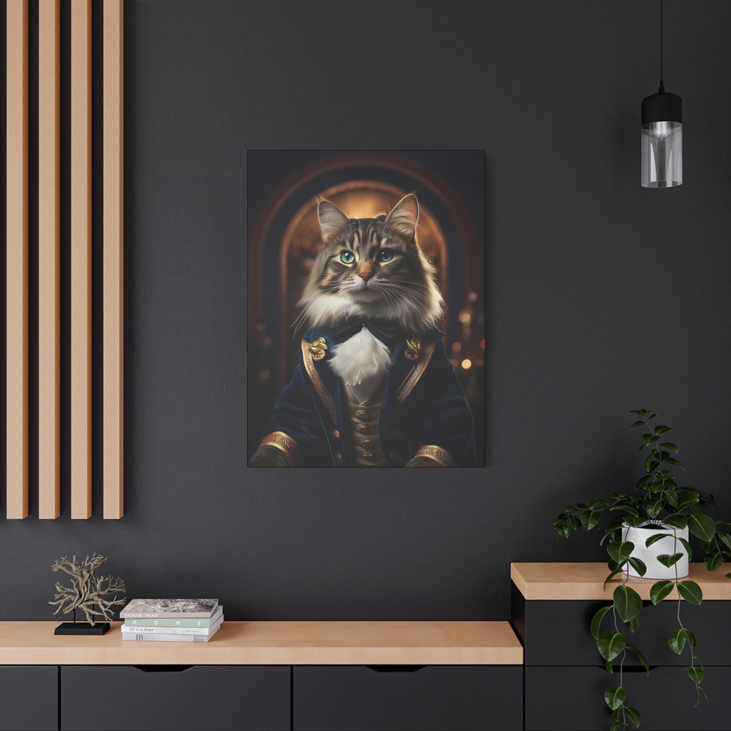 Duke purrington Canvas Art | Stretched Matte Wall Decor