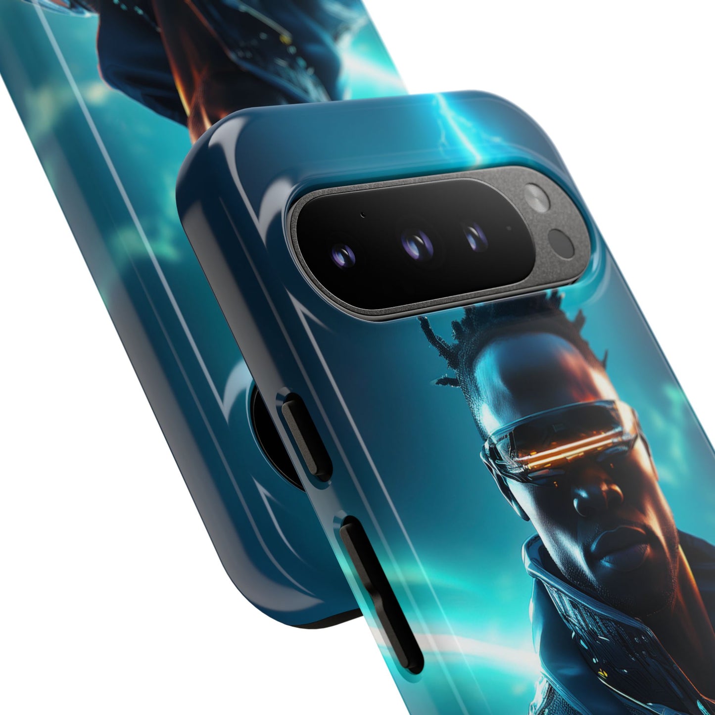 Futuristic Cyberpunk Male Cell Phone Case 014