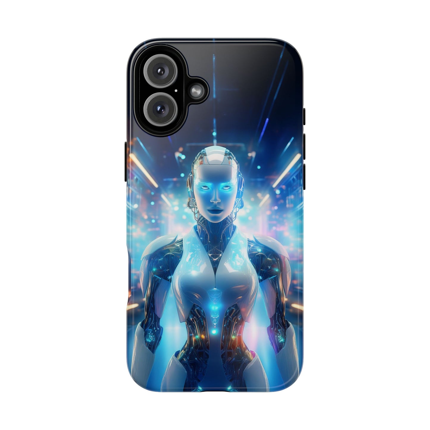 Futuristic Human Android Hybrid Cell Phone Case 012