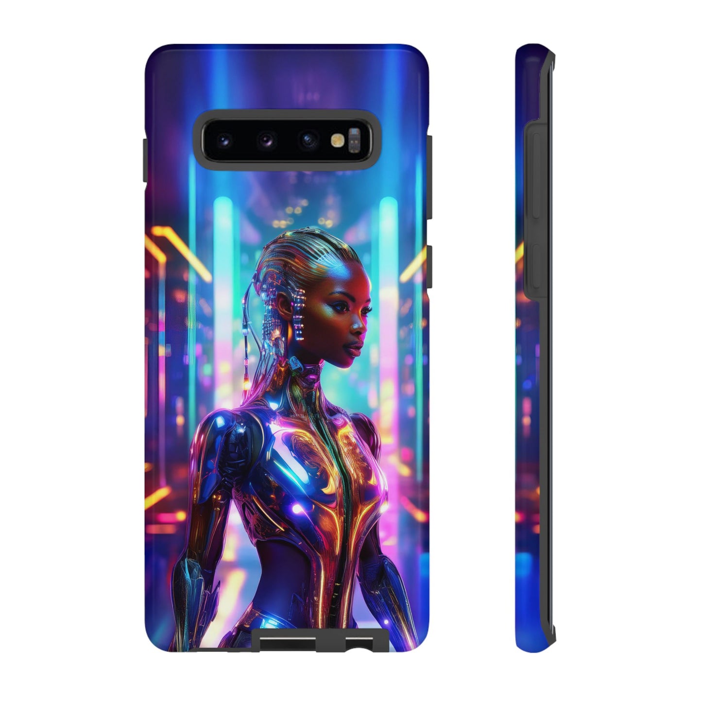 Futuristic Human Android Hybrid Cell Phone Case 018