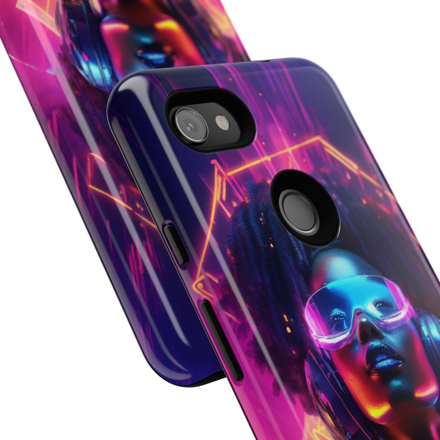 Futuristic Cyberpunk Female Cell Phone Case 030