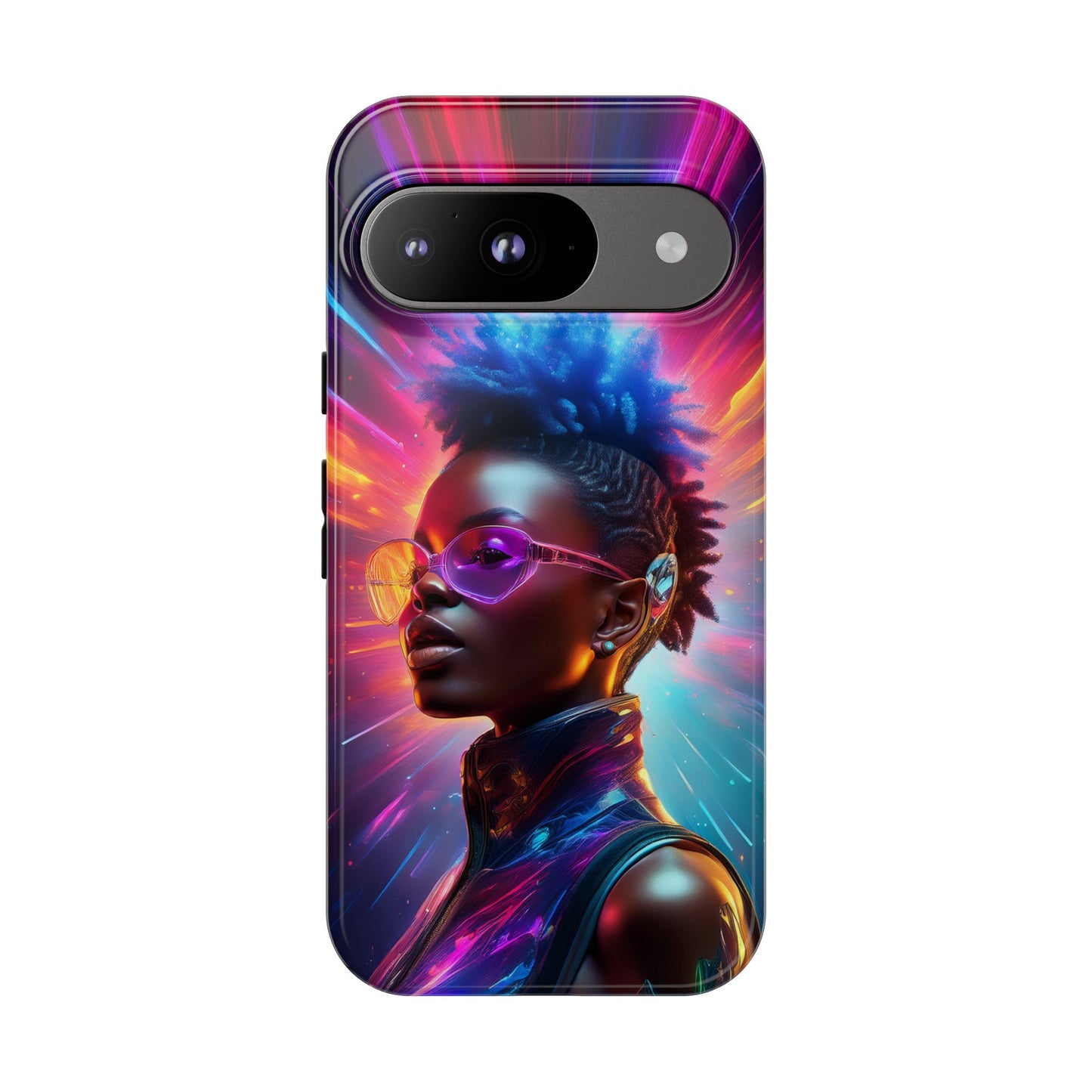 Futuristic Cyberpunk Female Cell Phone Case 026