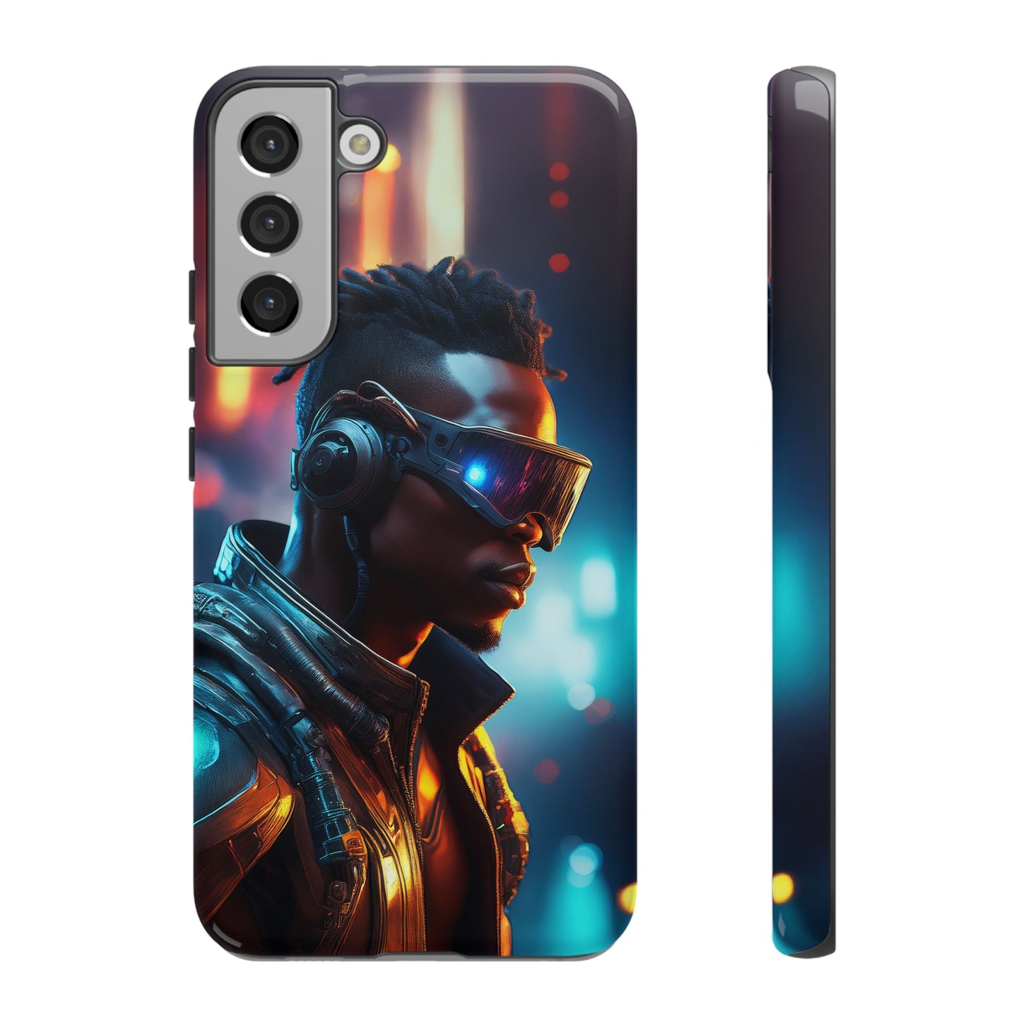 Futuristic Cyberpunk Male Cell Phone Case 016