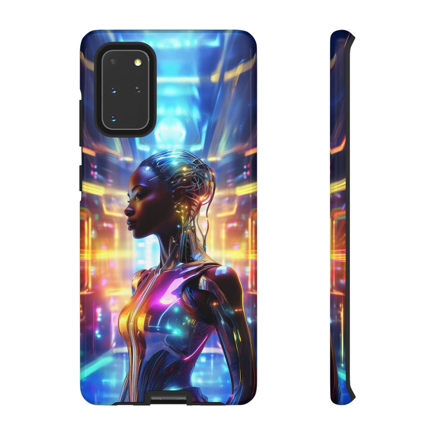 Futuristic Human Android Hybrid Cell Phone Case 011