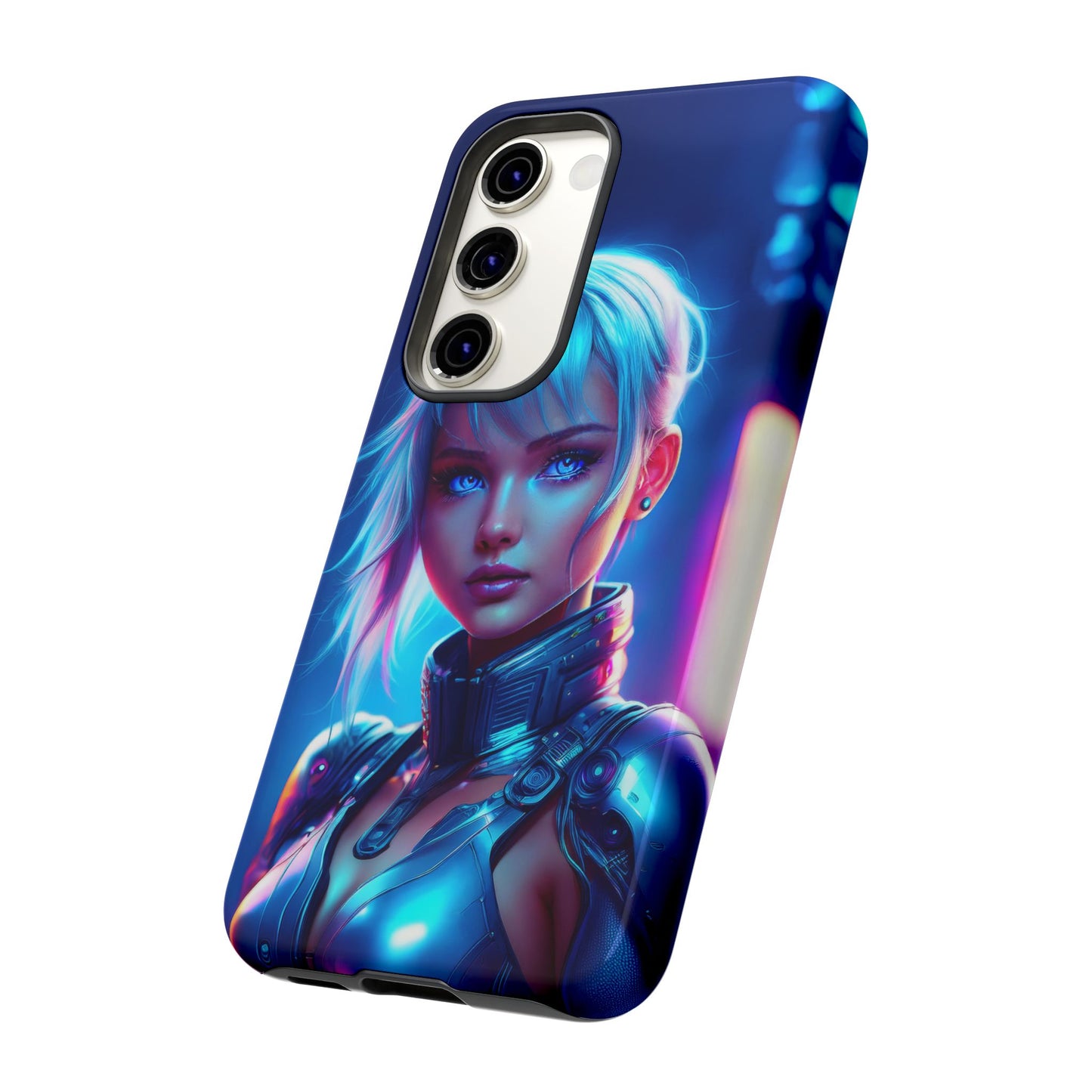 Futuristic Cyberpunk Female Cell Phone Case 013