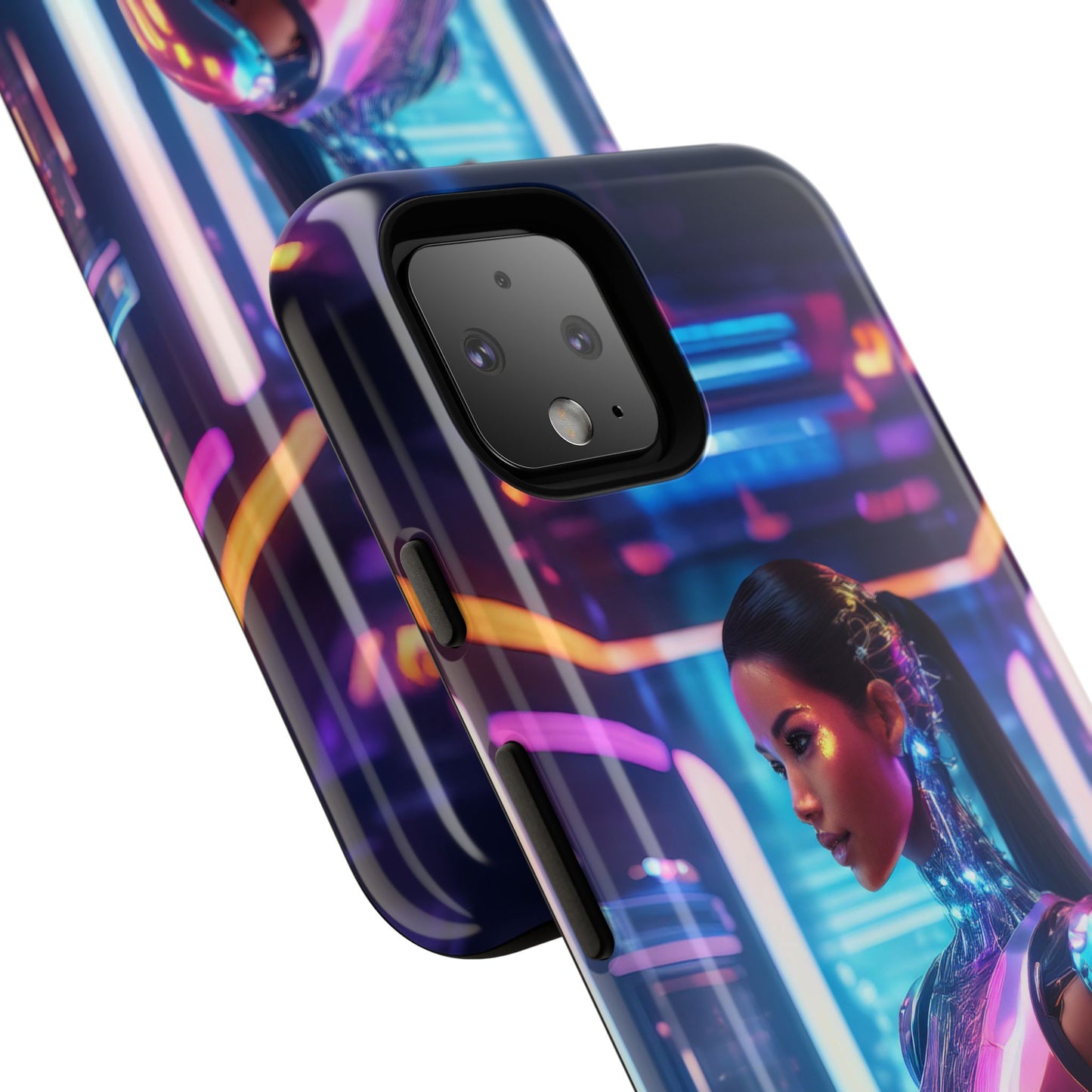 Futuristic Human Android Hybrid Cell Phone Case 016