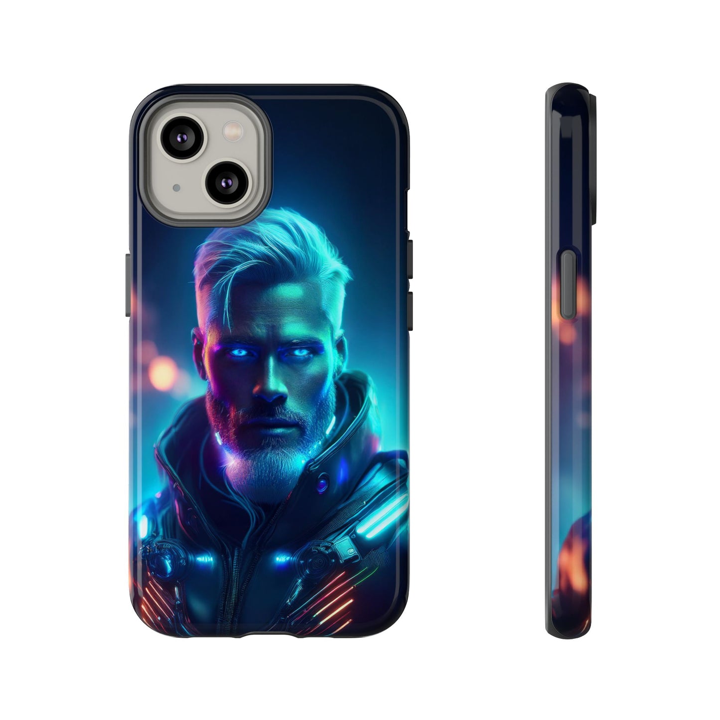 Futuristic Cyberpunk Male Cell Phone Case 023