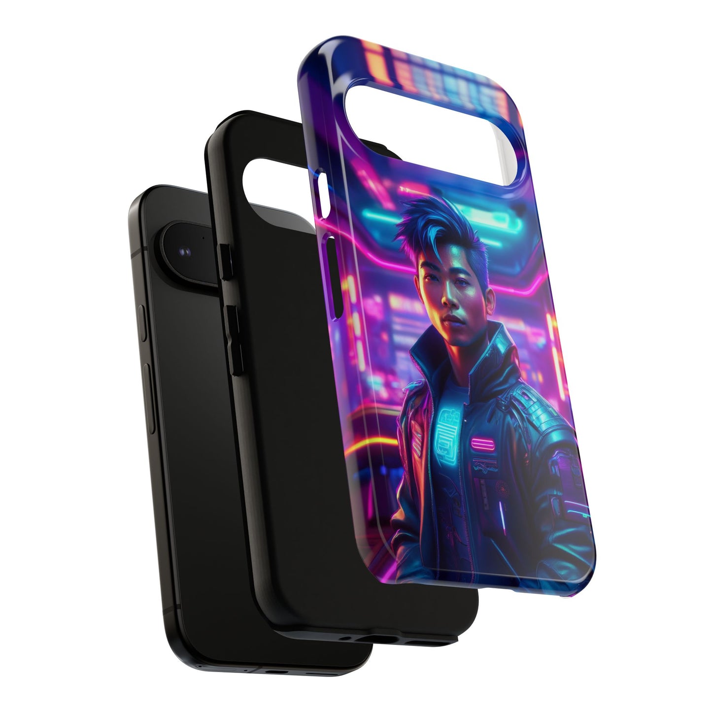 Futuristic Cyberpunk Male Cell Phone Case 012