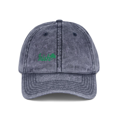 Irish Vintage Hat – Green Shamrock Hat with Script Embroidery for St. Patrick’s Day and Irish Pride