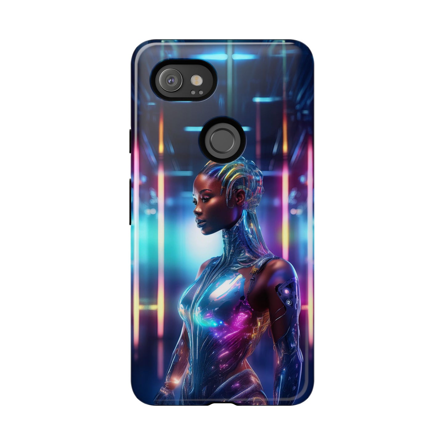 Futuristic Human Android Hybrid Cell Phone Case 014