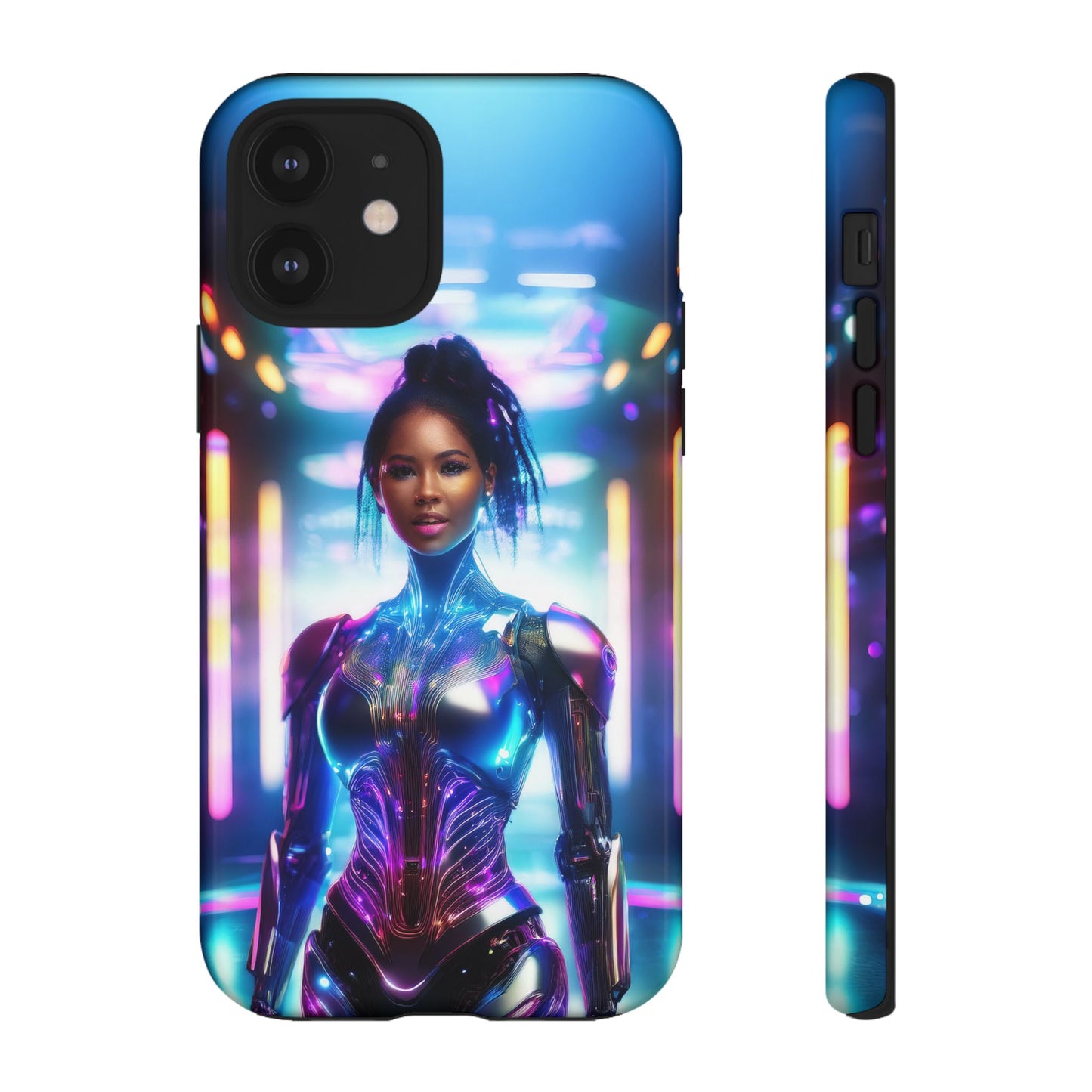 Futuristic Human Android Hybrid Cell Phone Case 009