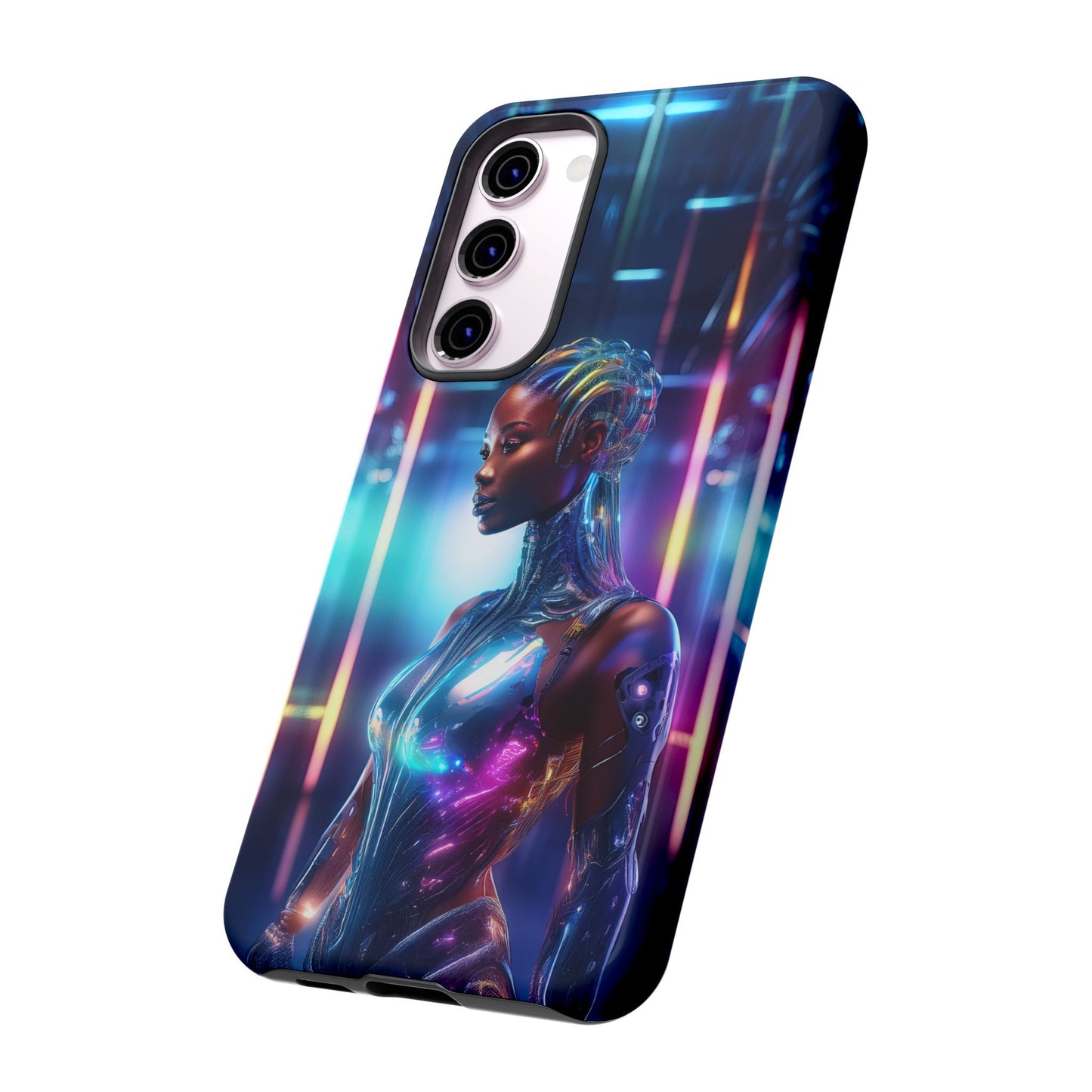 Futuristic Human Android Hybrid Cell Phone Case 014