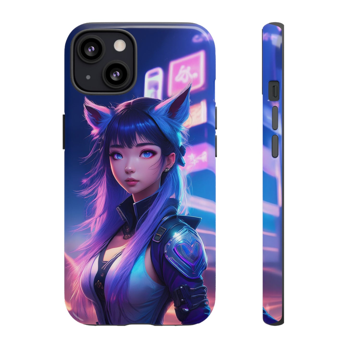 Futuristic Cyberpunk Female Cell Phone Case 010