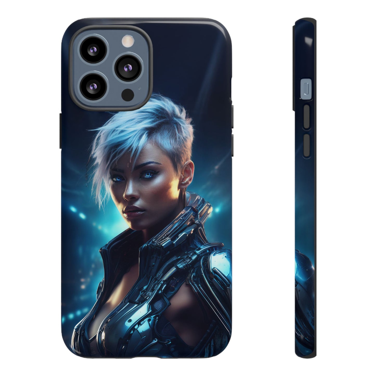 Futuristic Cyberpunk Female Cell Phone Case 027