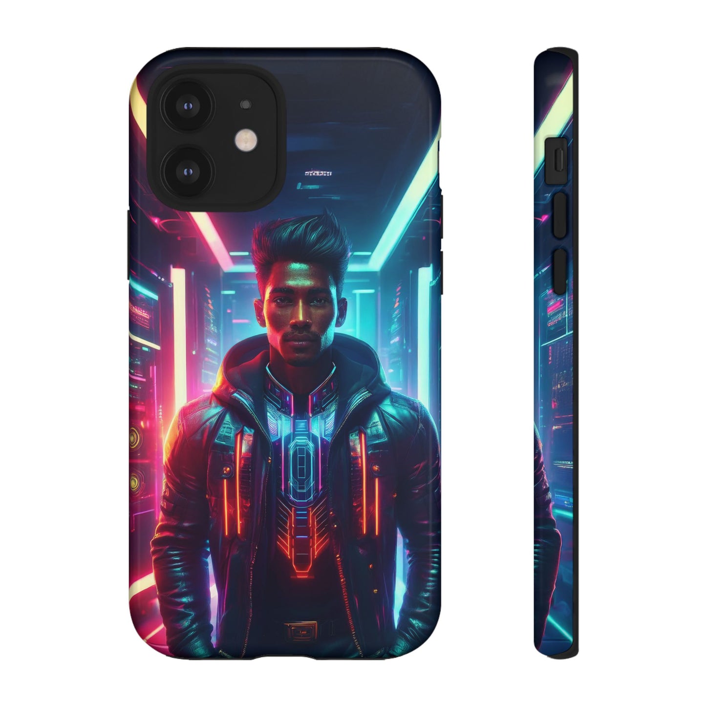 Futuristic Cyberpunk Male Cell Phone Case 001