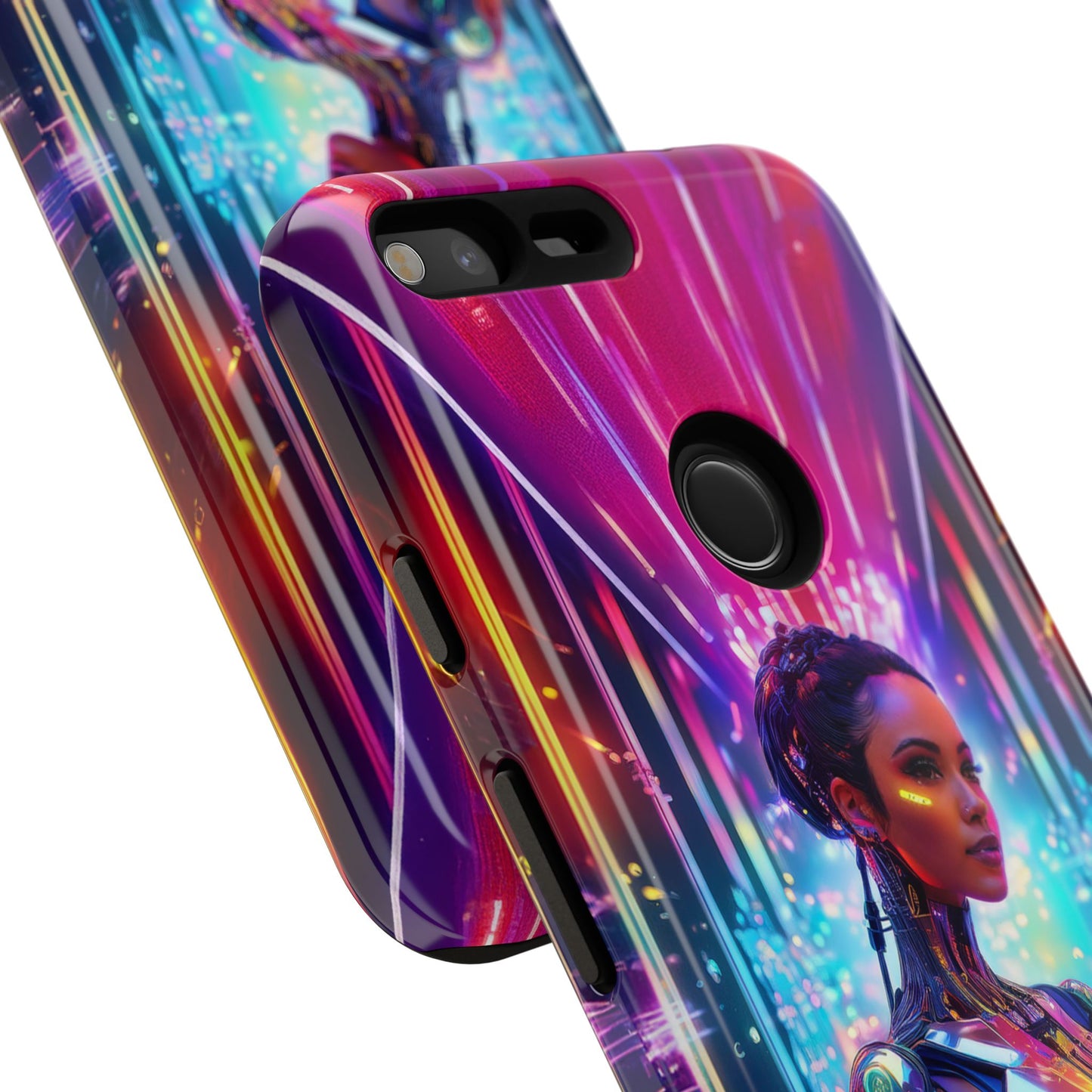 Futuristic Human Android Hybrid Cell Phone Case 006